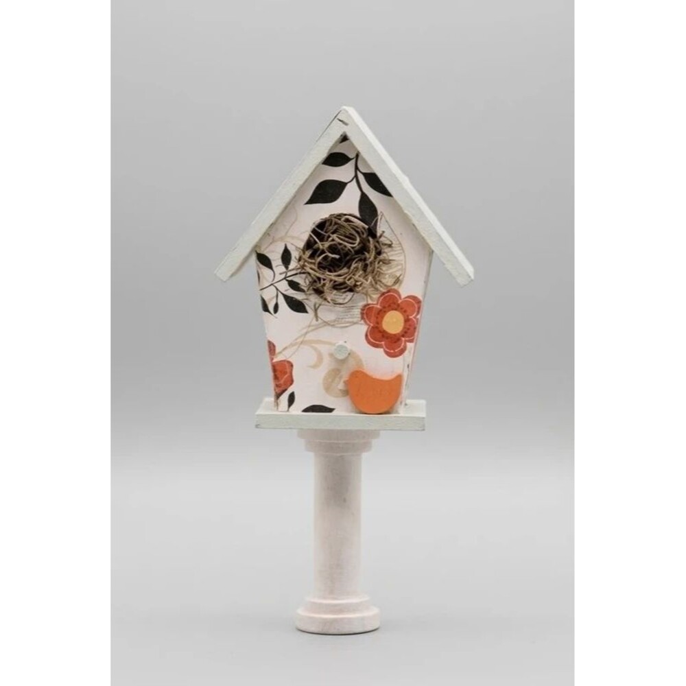 🌸 Charming Handmade Mini Birdhouse – Perfect Cottagecore Home Decor!